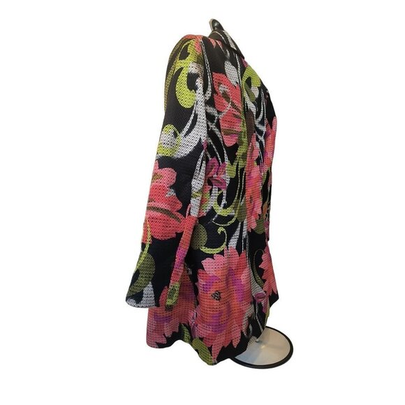 Trina Turk Floral-Print Mid-Length Jacket Women's Size 2 Like New condition - Picture 15 of 16